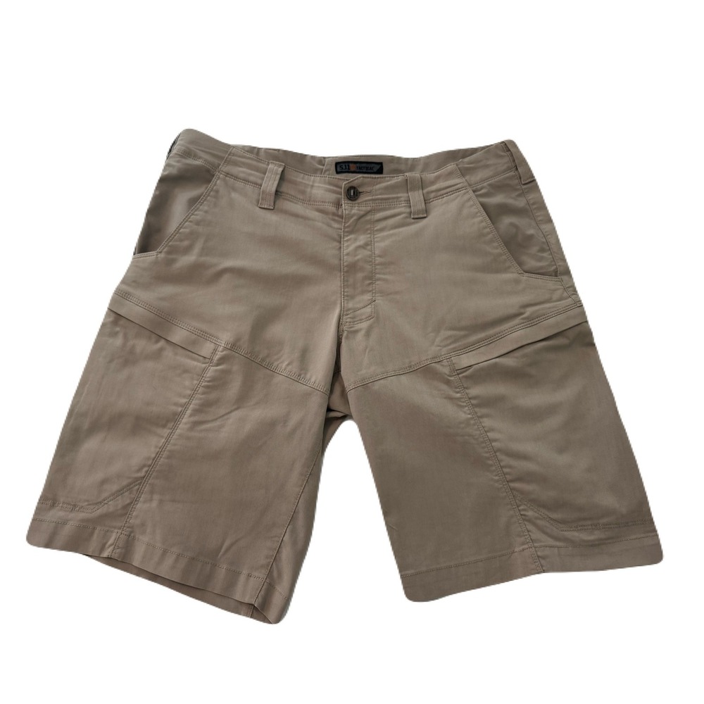 5.11 Tactical Apex 11" Shorts Men's 36 Khaki Flex-Tac Cargo 73334